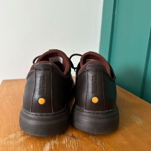 Samuel Hubbard Men’s Minimalist Flight Leather Sneaker Brown on Brown Lace-up - Picture 5 of 16